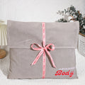 Custom Velvet Bag High End Logo Printed Soft Velvet Envelope Cosmetic Jewelry Pouch Velvet Suede Flap Dust Bag