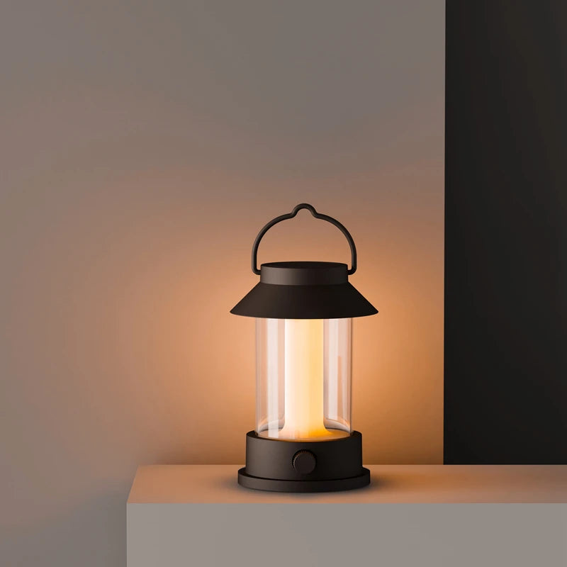New Hot 10000mAh Rechargeable IP54 Waterproof LED Portable Desktop Hanging Outdoor Lighting Tricolor Dimmable Camping Light