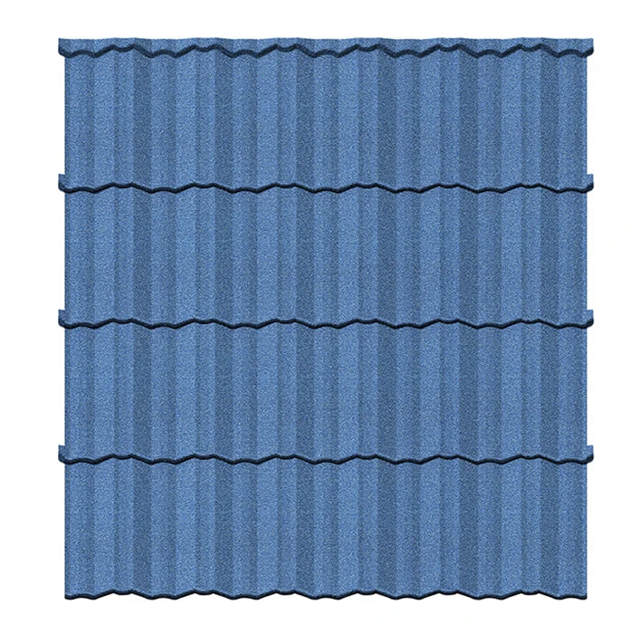 Wholesale Custom Colored Blue Stone Coated Rhombus Metal Roofing Tiles Galvalume Roof Shingles for Japanese