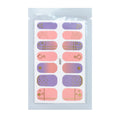 Wholesale Peelable Nail Stickers Full Decals False Nail Patches Finished Film Love Nail Stickers