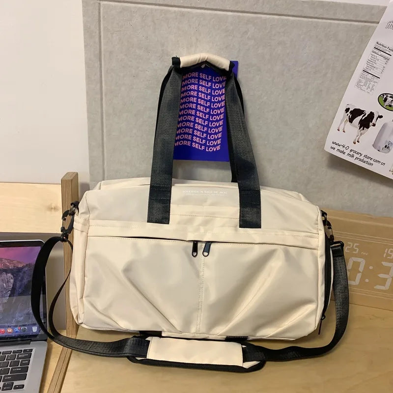 Travel Large Capacity Women's Luggage Handbags Sports Training Fitness Ladies Shoulder Bags Trip Outdoor Female Crossbody Bag