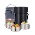 Hot Sale Quality Reliable Vacuum Eco Three Container Double Wall Thermo Lunch Box