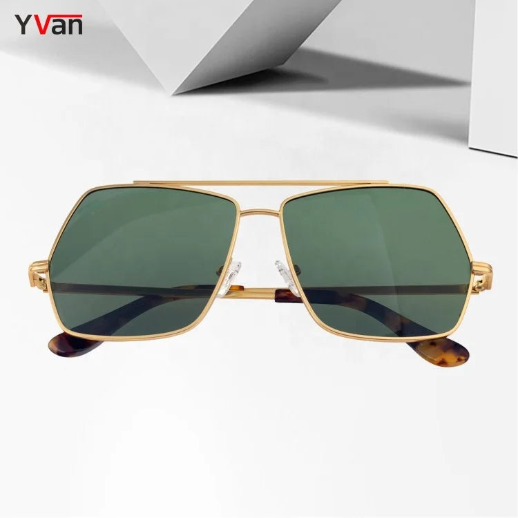 Newest OEM Metal Customization for Sunglasses Low MOQ Sunglasses Women Oversized Men Vintage