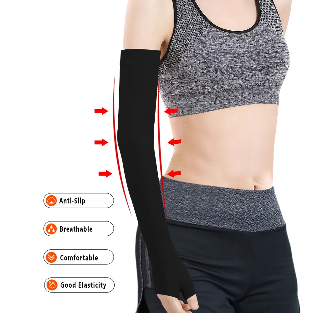 Graduated Compression Arm Sleeves Carpal Tunnel Arthritis for Women Protective Arm Sleeve
