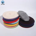 Hot Sale Customized Colors French Beret Cap Soft Knitted Wool Winter Warm Beret for Adults and Kids for Parties and Artists