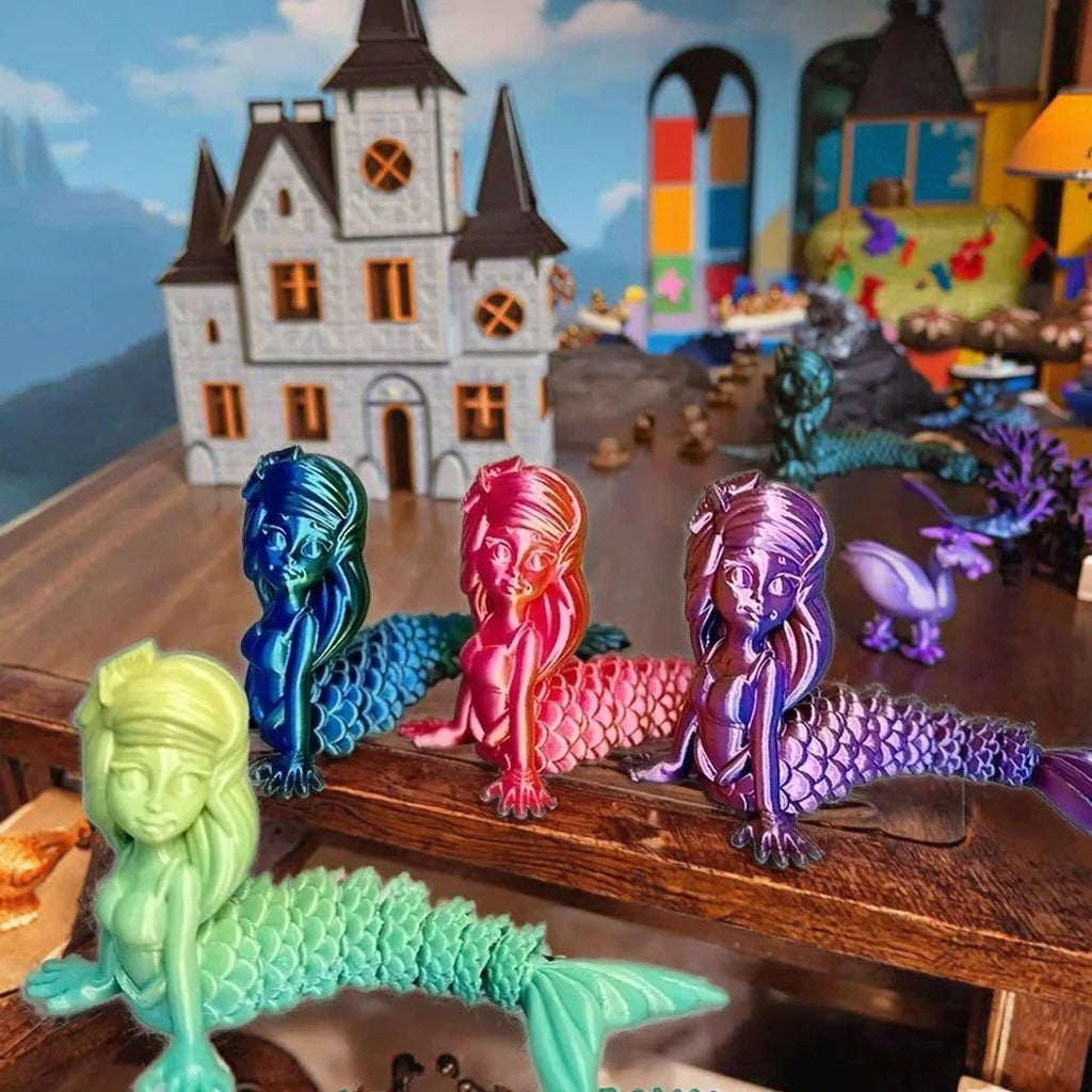 2025 Wholesale 3D Printed Mermaid Fun Type Toys for Kids