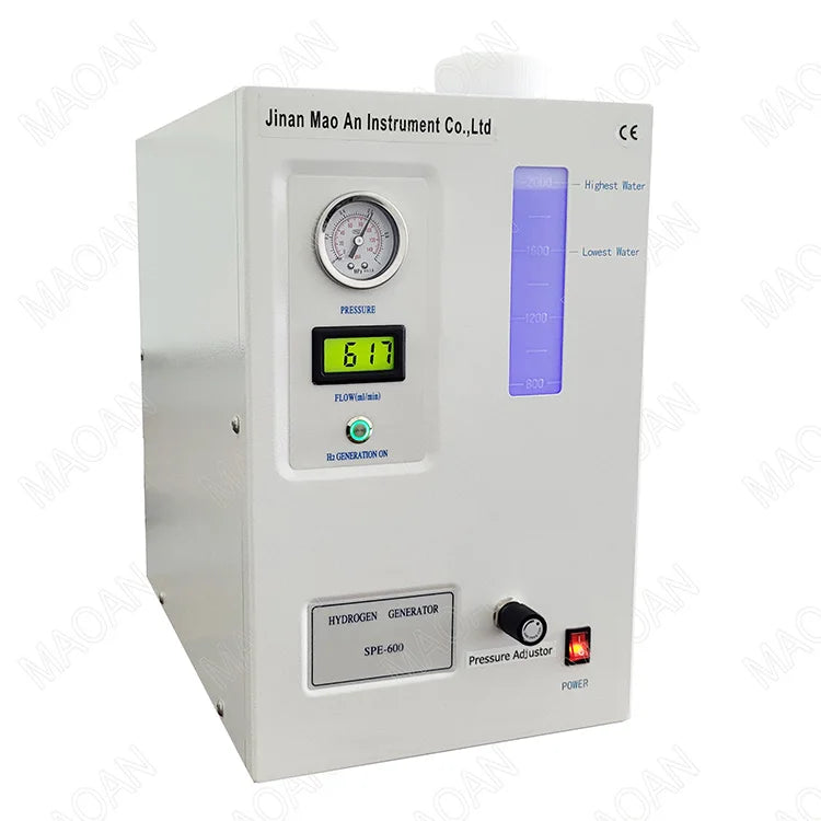Super High Purity 99.9999% Hydrogen Gas Generator PEM Technology CE Certified Long Service Life 0-600ml/min Factory Supply