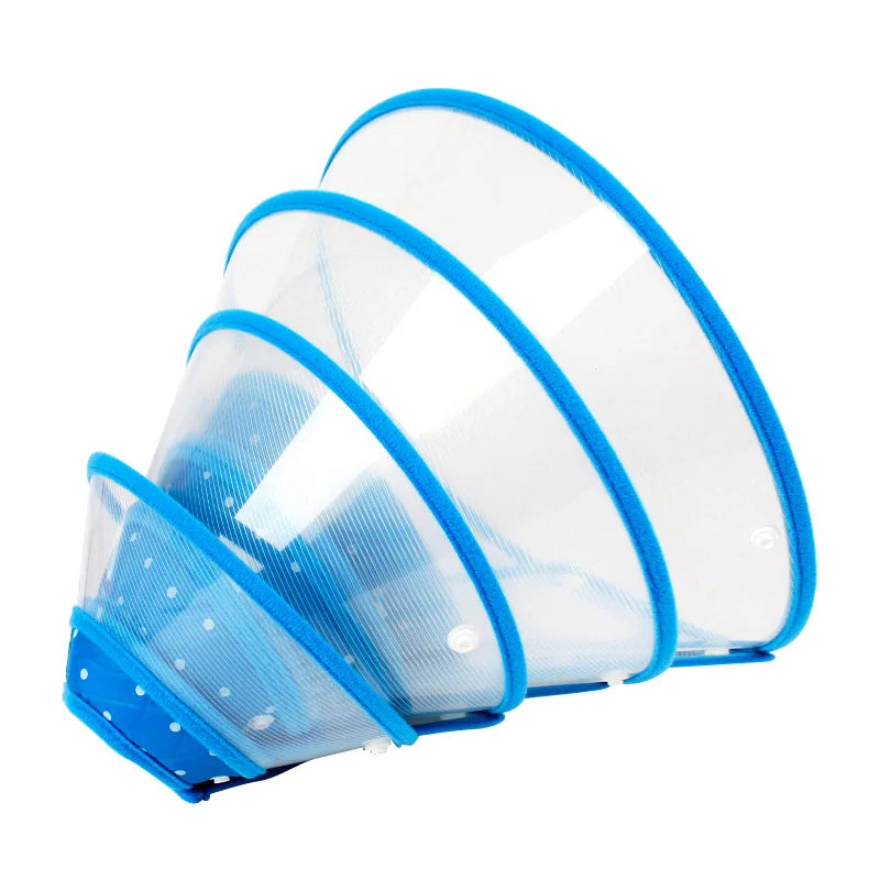 Kingtale Adjustable Pet Cone Lightweight Recovery Elizabethan Collar for Small Mini Dogs Cats Puppies Soft Solid Dog Cones