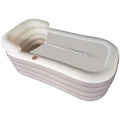 Update Pink Luxury Home Use Inflatable Hot Tub Adult Woman Man Bath Bathtub With Pillow