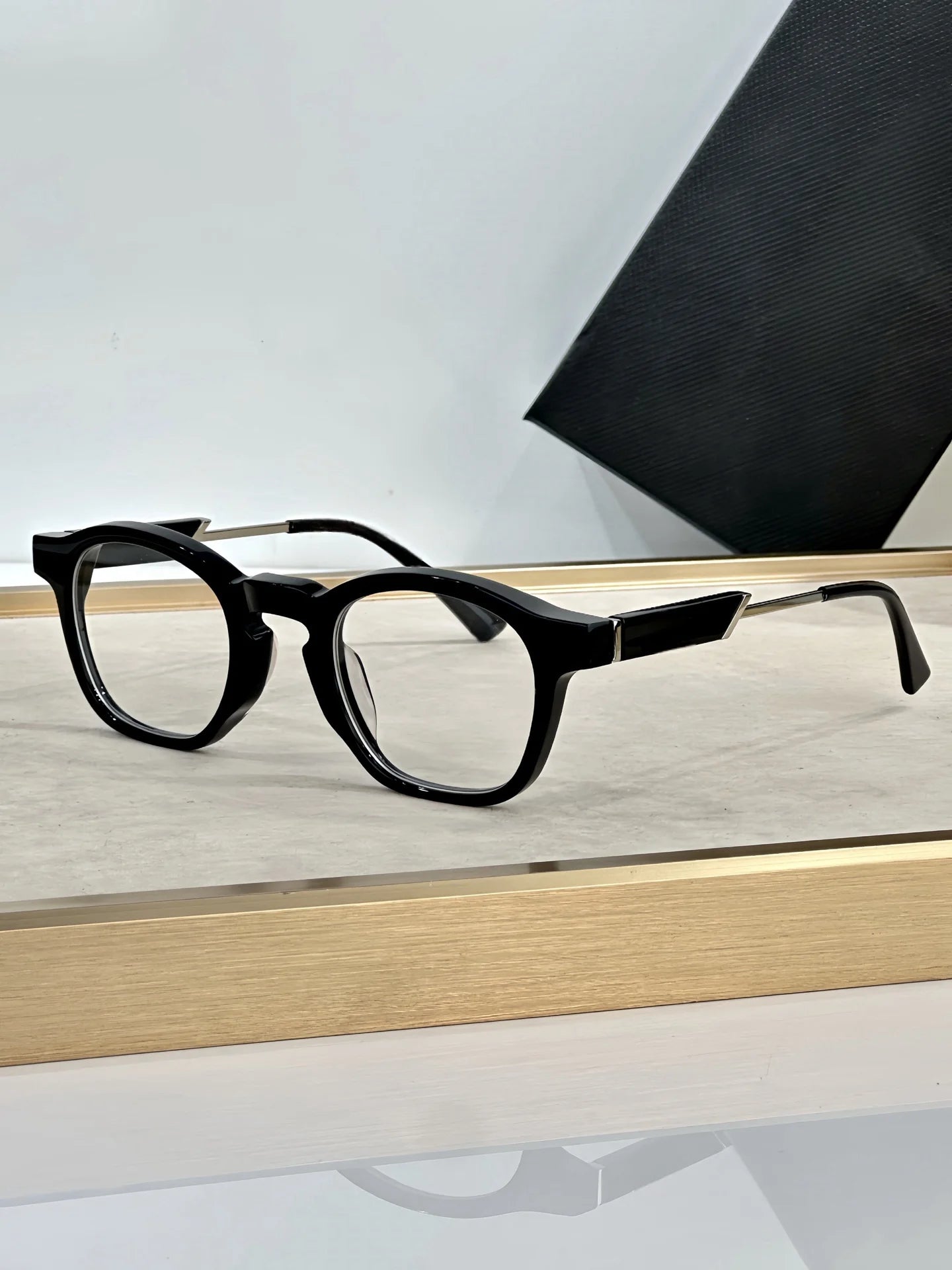 High-quality Vintage Cat-eye Glasses Frame Optical Fashion 100% Acetate Glasses Brand Reading Prescription Glasses