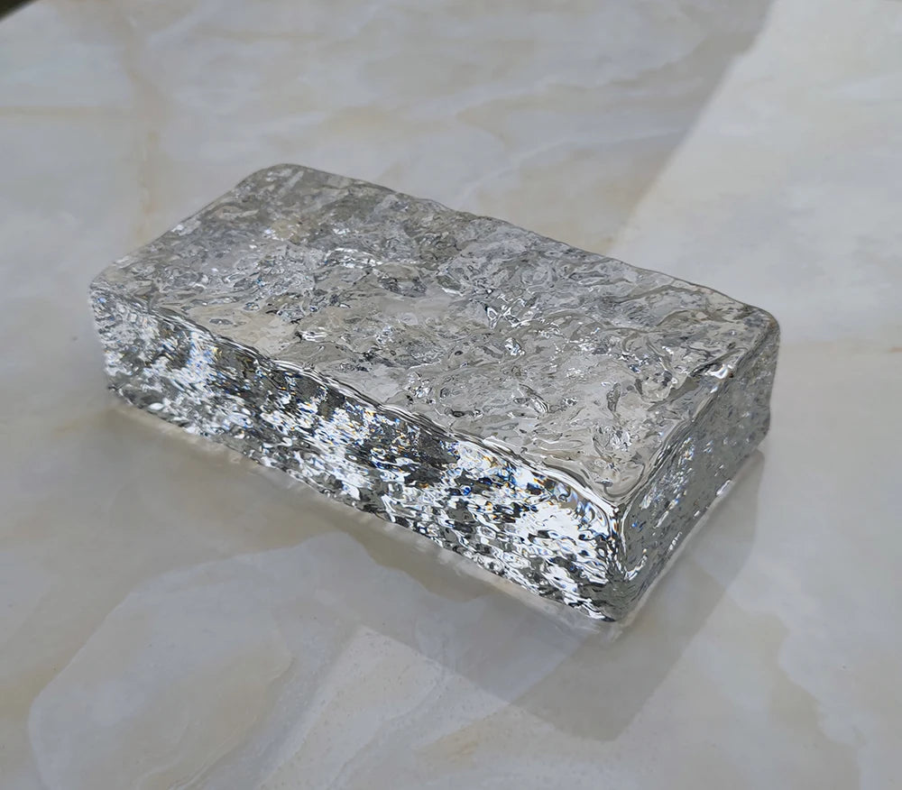 50*100*200mm Clear Color Solid Glass Bricks Glass Tiles Decorative Hot-Melt Bubble Crystal Wall Glass Blocks  Manufacturer