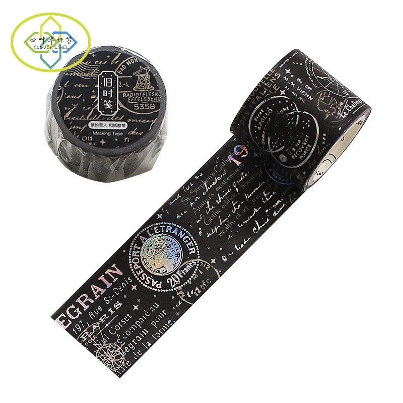 Custom Design Laser Hologram Washi Tape Maker Adhesive 3D Holographic Washi Tape