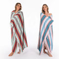 Custom Jacquard Camping Blanket Tapestry Woven Sofa Boho Blankets Mantas Outdoor Cotton Stripe Tassel Throw Towel Blanket