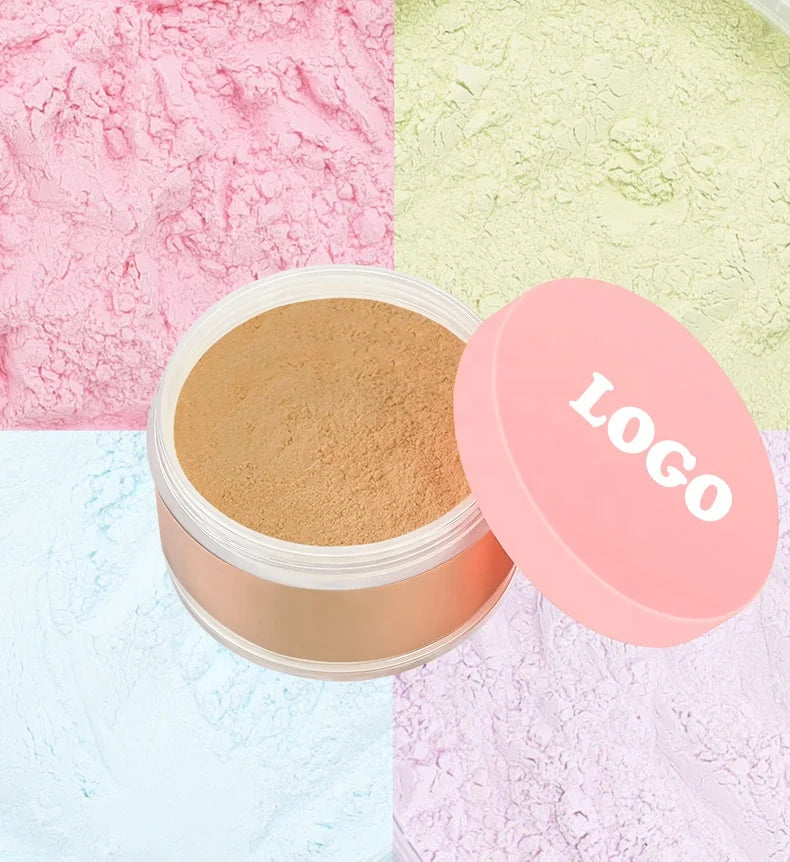 Private Label Mineral Face Setting Powder Loose Makeup with Waterproof Oil-Control for Face Makeup Cosmetics Wholesale
