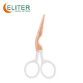 Eliter Hot Sell in Stock Crane Shape Round Tip Stainless Steel Eyebrow Scissors Easy Grip Nail Scissors Nail Scissors Set House