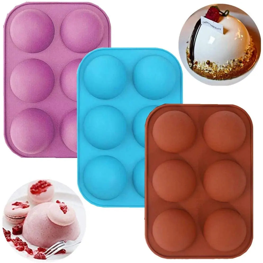 Custom BPA-Free Non-Stick Hot Chocolate Bomb Mold Silicone Baking Mould for Making Cocoa Bomb Cake Cake Tools