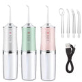 Water Flosser Oral Care Dental Cleaning IPX7 Waterproof Oral Irrigator Teeth Cleaning Water Flosser Portable Home Travel Use