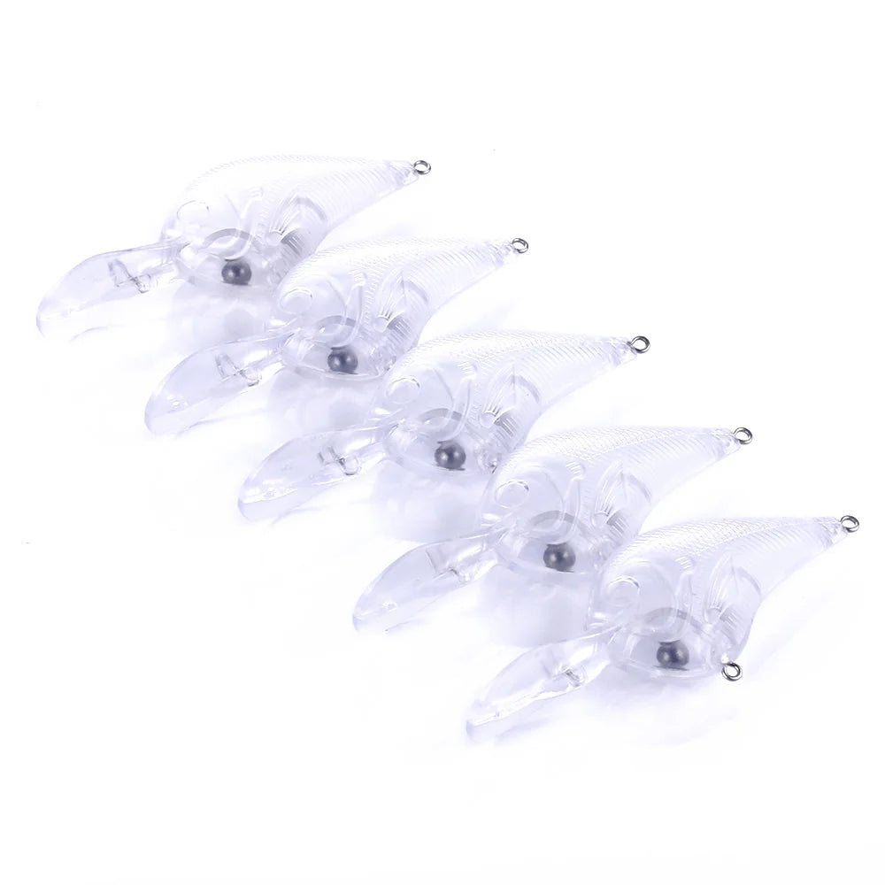 9.5CM 9.5G Crankbait Blank Body Lure Hard Unpainted Fishing Baits Hard Fishing Crankbait
