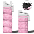 Reuseable BPA Free Silicone Foldable Water Bottles for Travel Gym Camping Hiking Portable Leak Proof Sports Water Bottle