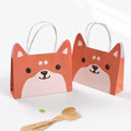 Children's Day Paper Gift Bags Cute Cartoon Cookie Candy Biscuits Snack Packing Tote Bags With Handles