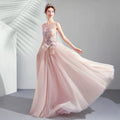 Pink Fashion New Style Evening Gown for Ladies Satin Evening Dresses Party Wear Women Dresses