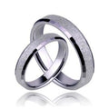Couple Ring Male and Female Tail Ring Tungsten Steel Ring Jewelry for Valentine's Day Gift