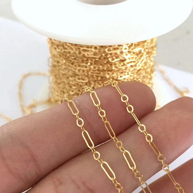 2mm Jewelry Chain 14K Gold Filled Chain for Jewelry Making