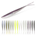 Spinpoler Soft Swimbait Fishing Lures Jerk Shad Minnow Drop Shot Lure Bass Bait Shad Bait 2" 3" 4" for Bass Trout Pike Walleye