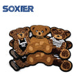 2022 Super Hot Sale Custom Cute Cartoon Bear Plush Embroidery Patches for Fashion Clothes