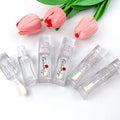 PET Empty Clear Transparent Lip Gloss Containers Square 6ML Lipgloss Tubes Your Logo Cute Unique Tube Container for Lip Oil
