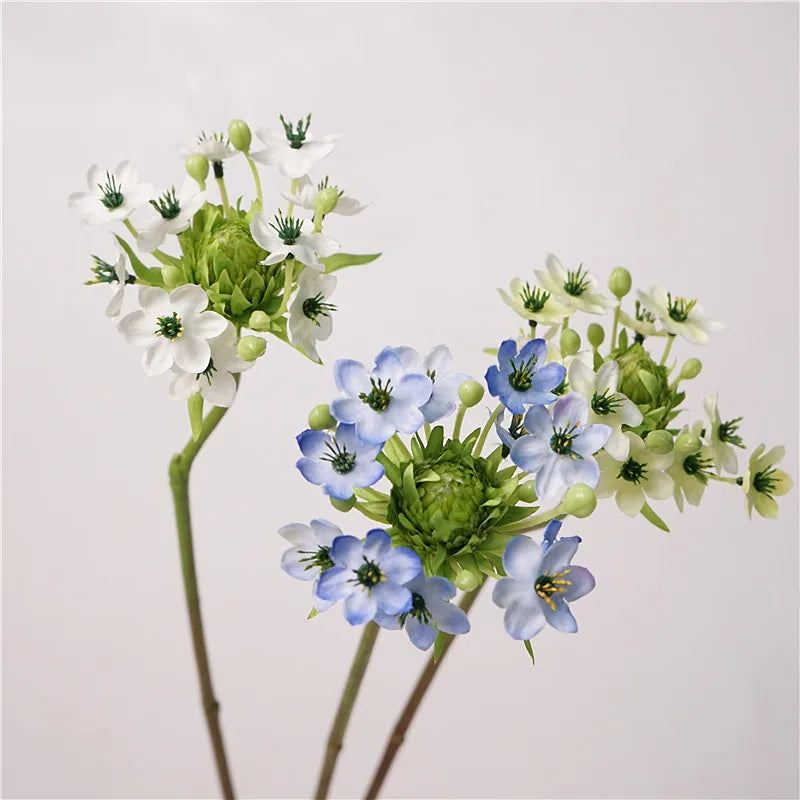 Qq304 Cheap Style Good Quality Artificial Flower Single Branch Wedding Decoration Silk Flower Home Decoration