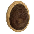 Acacia Log Slice Cutting Board with 100% Natural WoodServing Board for Steak FruitsChopping Board for Bread As Serving Tray