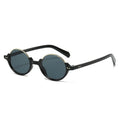XY6189 Half Rim Round Shades Retro UV400 Protection Sunglasses for Women and Men