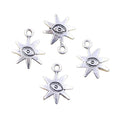 Charms Eye Sun Sunburst 19x15mm Handmade Making FitVintage Tibetan Silver Color PendantsDIY for Bracelet Necklace