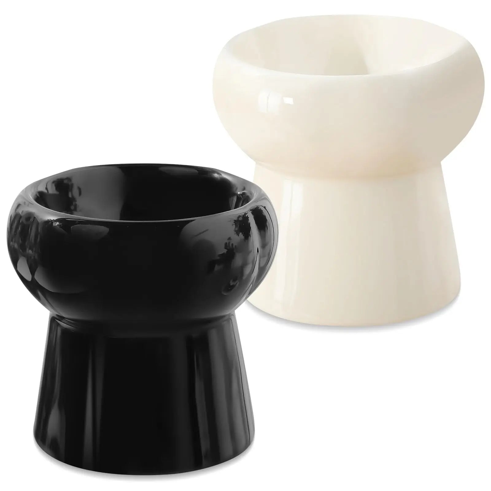 High Foot protection Cervical Spine Ceramic Cat Bowl Cat Drinking Bowl Pet Snacks Ceramic Bowl