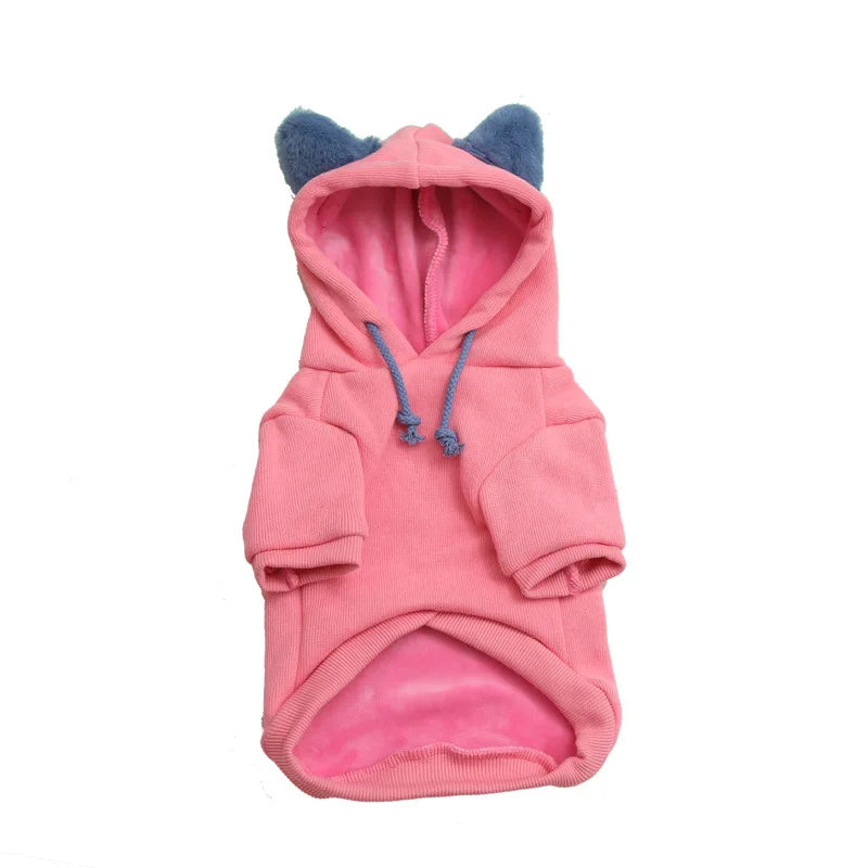 Wholesale Fleece Pet Hoodie Casual Comfortable Warm Dog Clothes