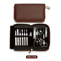 Manicure Set Nail Clipper Set Multi-functional Stainless Steel Portable Manicure Pedicure Tool Nail Cutter Set PU Bag