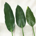 F-3069 Wholesale Green Banana Leaf Artificial Banana Leaves