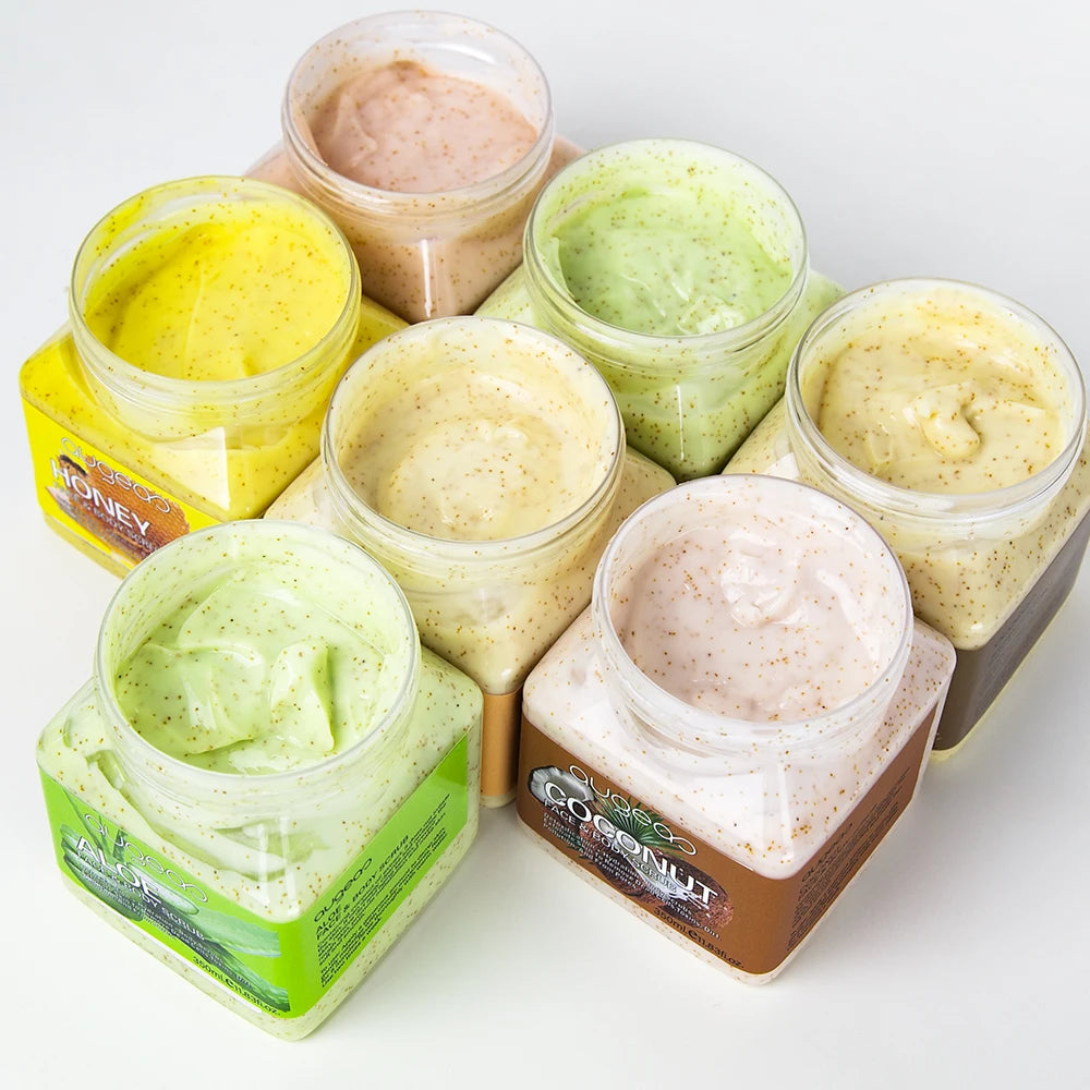 Custom logo Skin Body Care Whitening Cream Organic Private Label Sugar Exfoliating Body Scrub