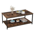 Modern Durable Stable Wooden Metal Tea Coffee Table for Living Room Furniture