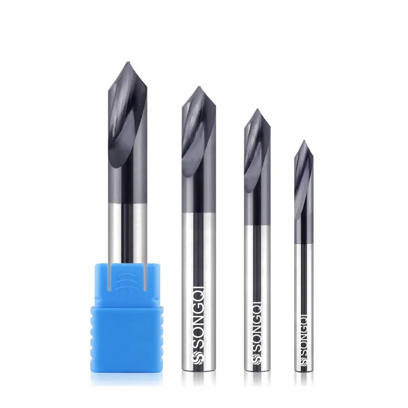 SONGQI HRC55 2 Flute Metal Drill Bits Tungsten Cutting Drilling Tools Twist Carbide Drill Bit