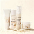 Wholesale Rice Extract Face Skin Care Set Ceramide Np Hyaluronic Acid Brightening Moisturizing Hight Quality Skincare Kit