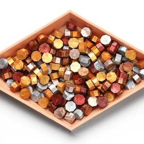 100Pcs Seal Stamp Wax Colorful Beads Wax Seal Stamps for Envelope Wedding Birthday Party Invitation Sealing Wax Drop Shipping
