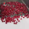 Baifu Jewelry Synthetic Gemstones Top Quality Round Lab Grown Ruby 8# Corundum