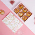 Wholesale Baking Food Paper Gift Cookie Box Dessert Candy Foldable Cardboard Pastry Box With 6 Dividers