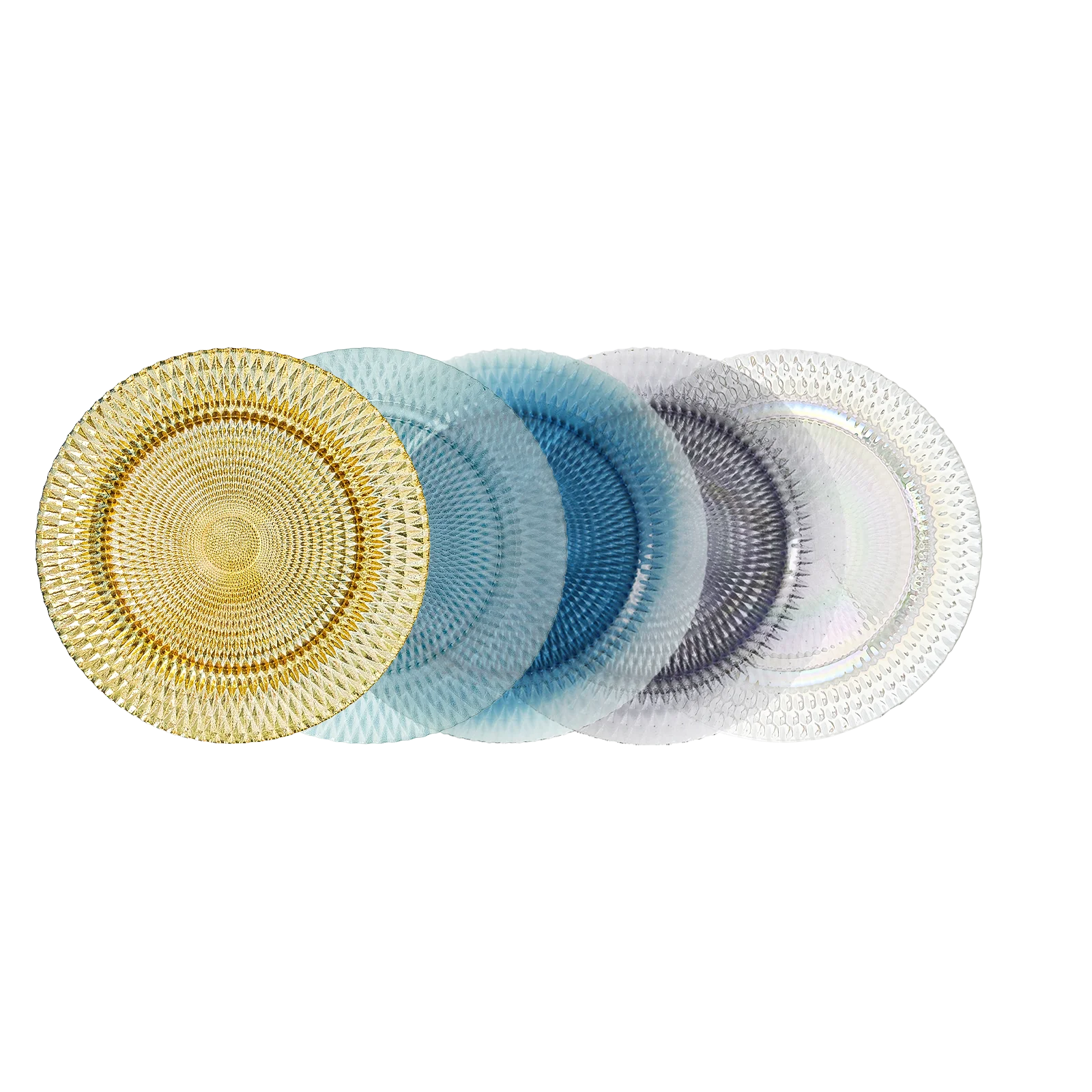 Modern 13 Inch Lightweight Glass Plates Custom Color for Home and Restaurant Kitchen Eco-Friendly Customized Charger Plate