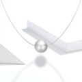 Fine Pearl Silver Jewelry Beautiful 925 Sterling Silver Beaded White Pearl Personalised Necklace for Women Plated 18k Gold