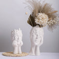 Nordic Flower Vases Women Body Art Vase Living Room Office Desktop Home Decor Weddings Centerpieces Female Form Ceramic Vase