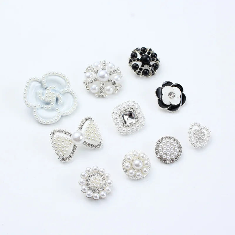 JFFB039 New Style Peals Button Cufflink Carving Plated Metal Shirt Coat Decoration Buttons Engraved Patterns Material Zinc Alloy
