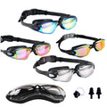 Wholesale Swimming Caps and Goggles Swim Goggles With Nose Cover Triathlon High Quality Waterproof Goggles Swim for Men Women
